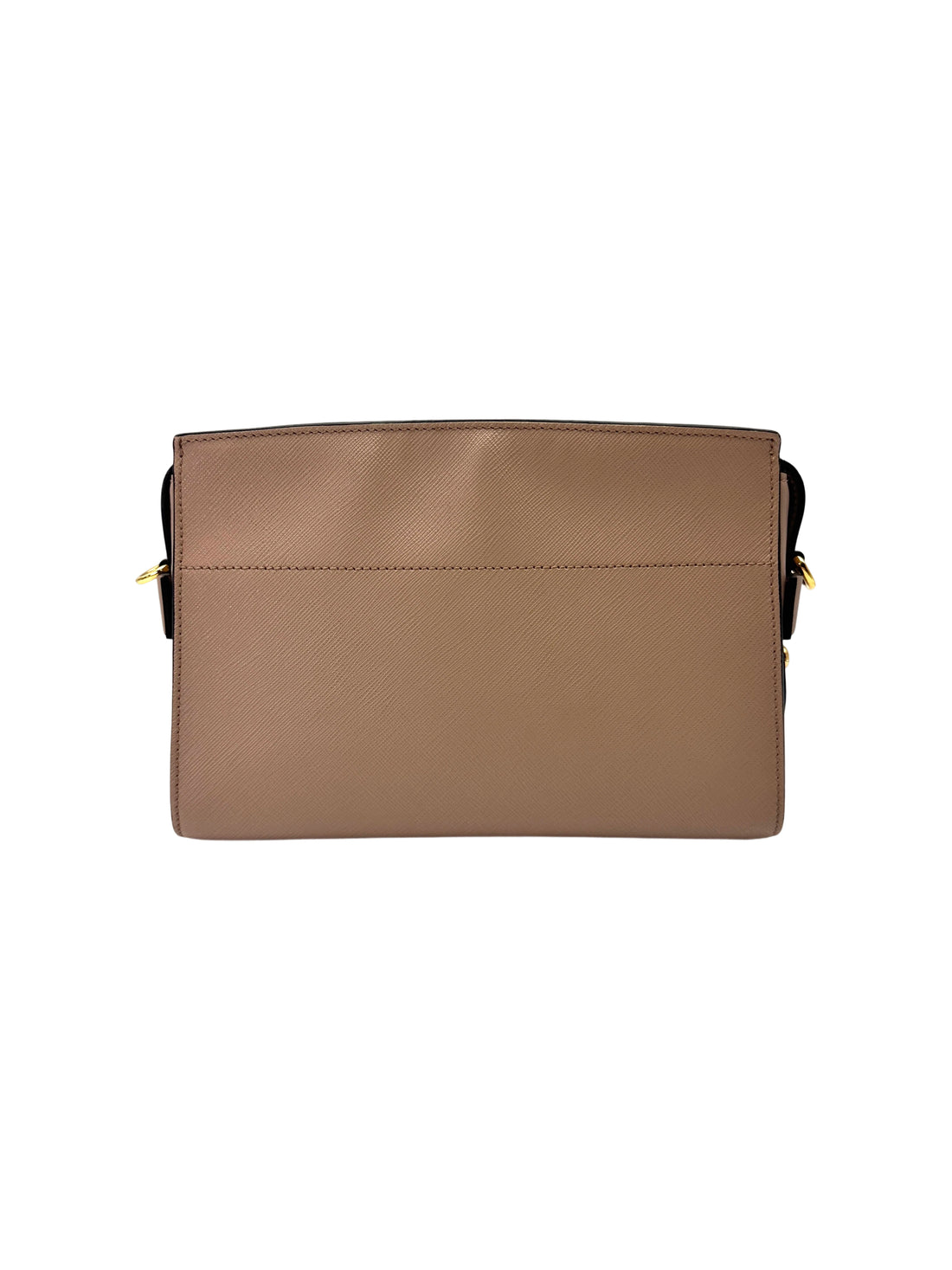 Prada Beige Saffiano Leather Shoulder Bag PR389
