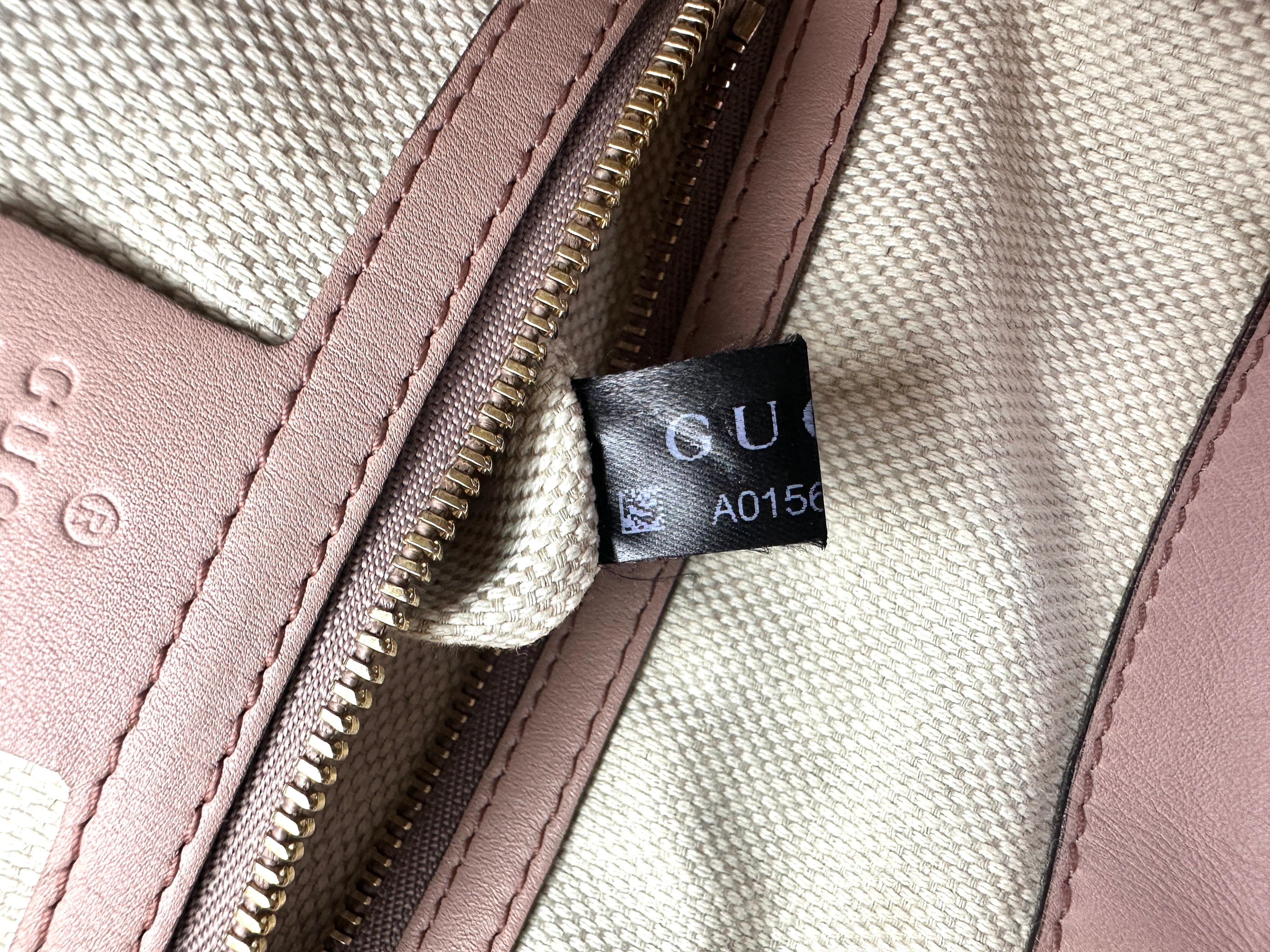 Gucci Soho Beige Leather Hobo Bag GG1110