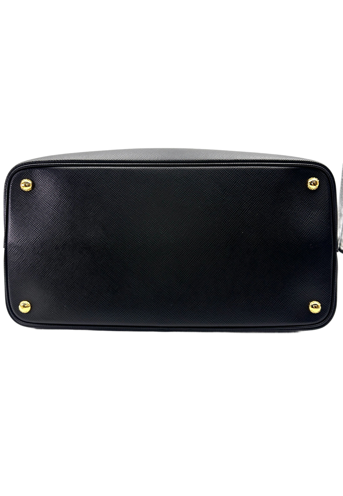 Prada Galleria Black Saffiano Leather Handle Bag PR394