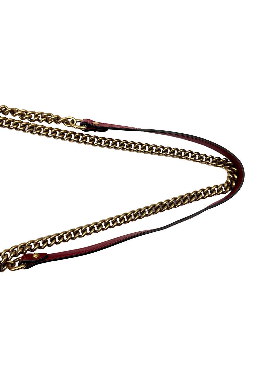 Gucci GG Marmont Red Matelasse Leather Shoulder Bag GG1114