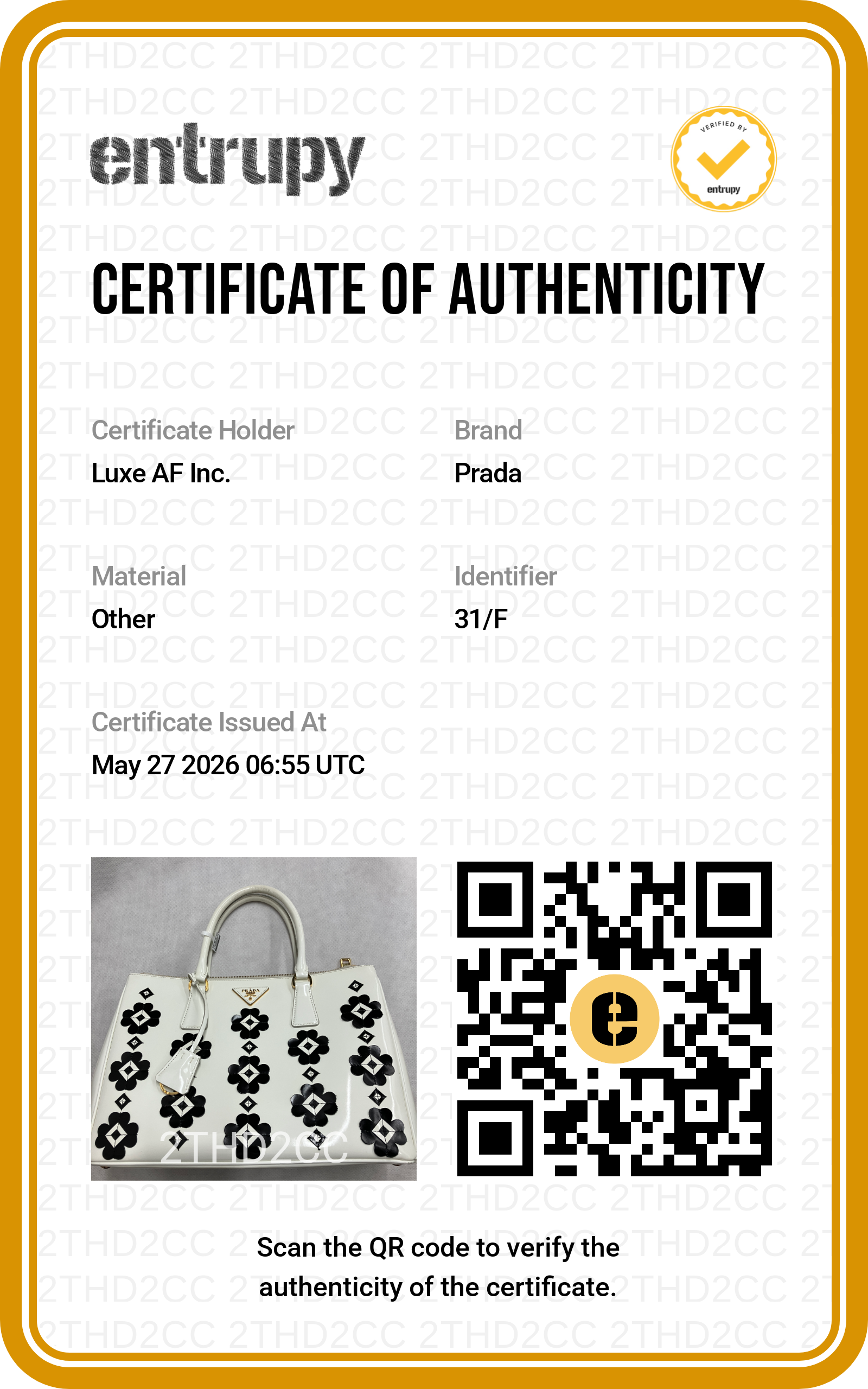 Prada Galleria White Saffiano Leather Flower Applique Handle Bag PR442