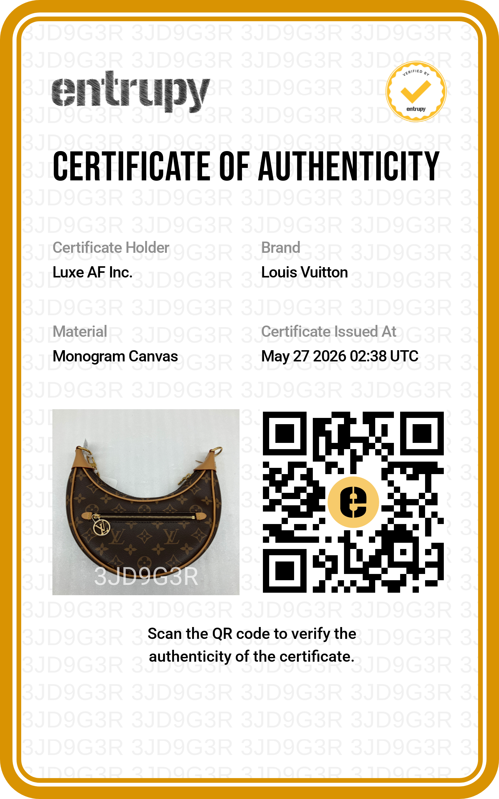 Louis Vuitton Loop Monogram Canvas Shoulder Bag LV2847