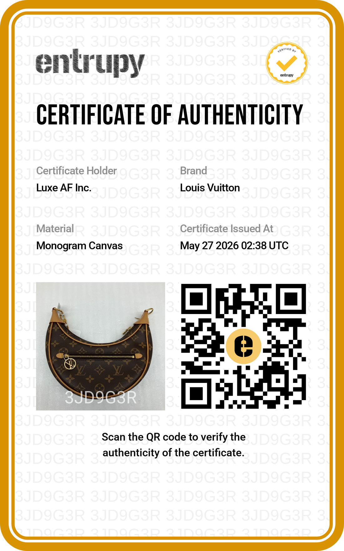 Louis Vuitton Loop Monogram Canvas Shoulder Bag LV2847