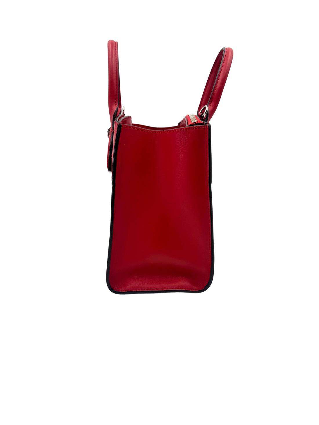 Louis Vuitton City Steamer Red Grained Leather Handle Bag LV2850