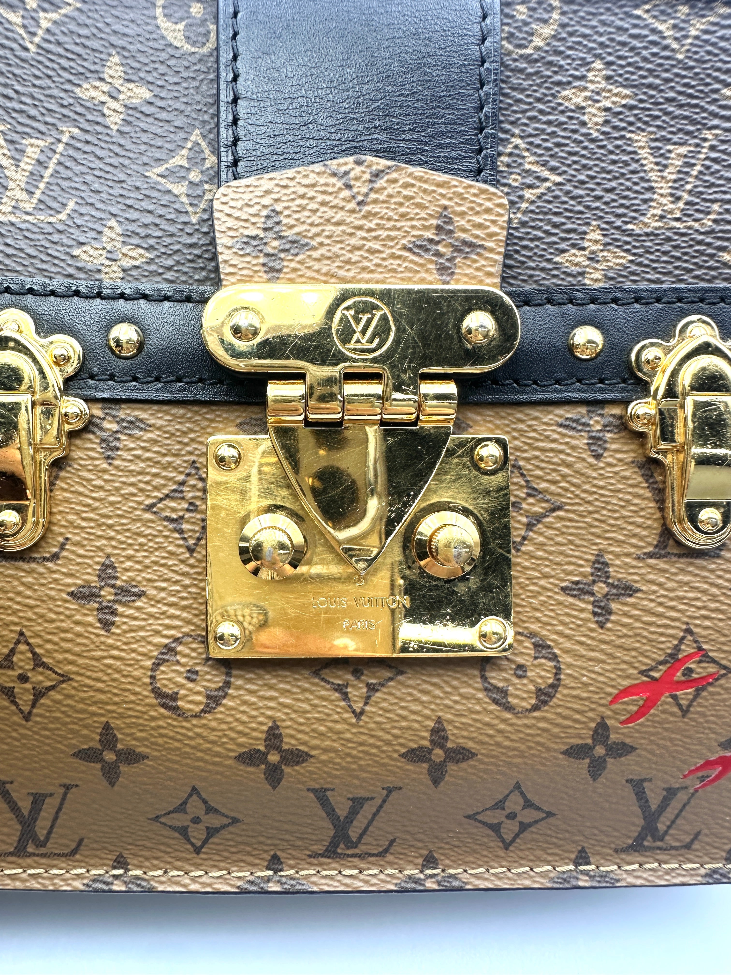Louis Vuitton Trunk Clutch Monogram Canvas Bag LV2855