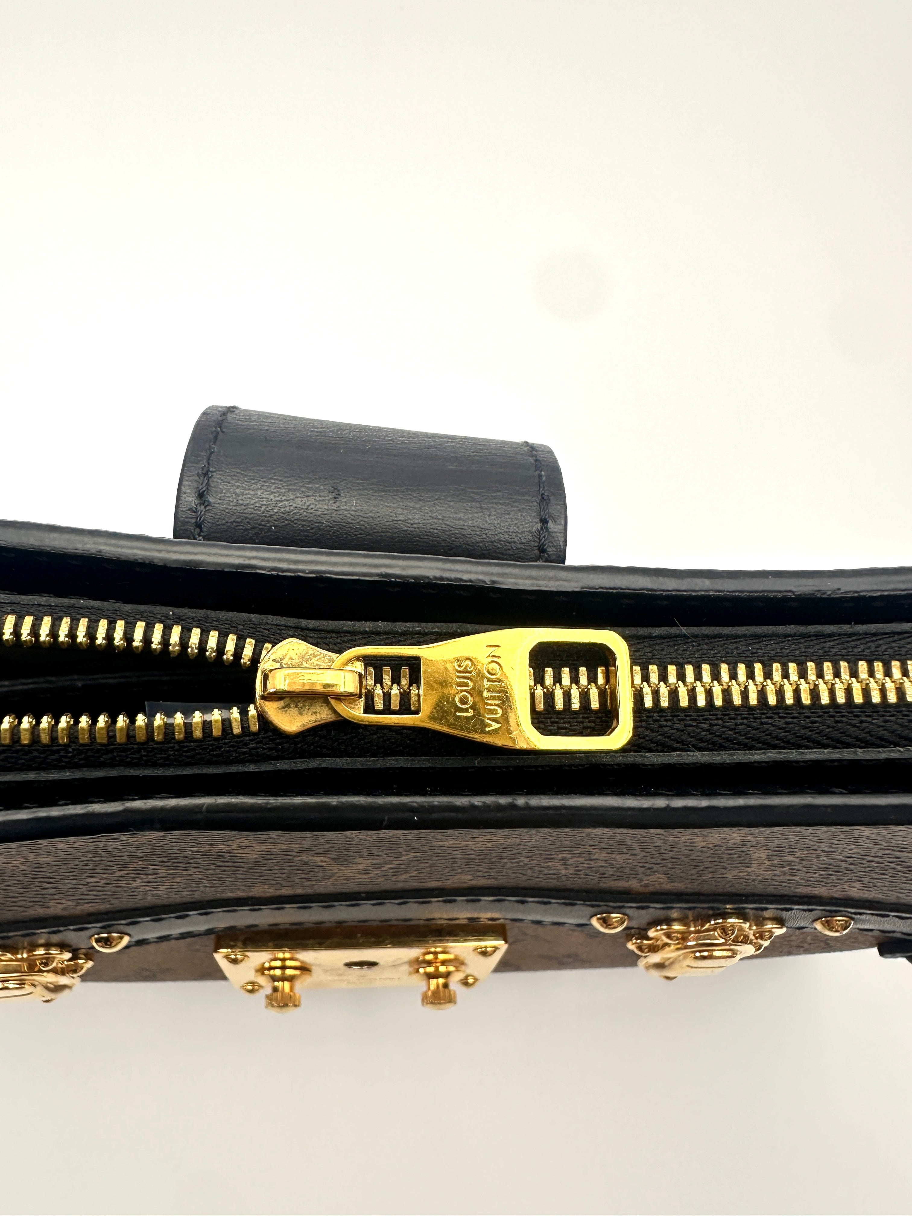 Louis Vuitton Trunk Clutch Monogram Canvas Bag LV2855