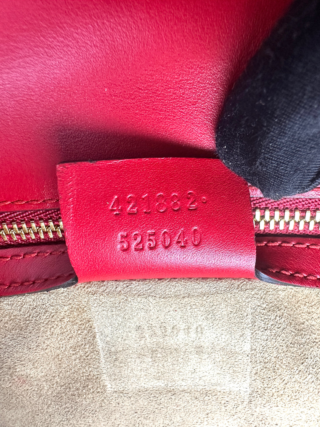 Gucci Sylvie Red Leather Medium Size Shoulder Bag GG1117
