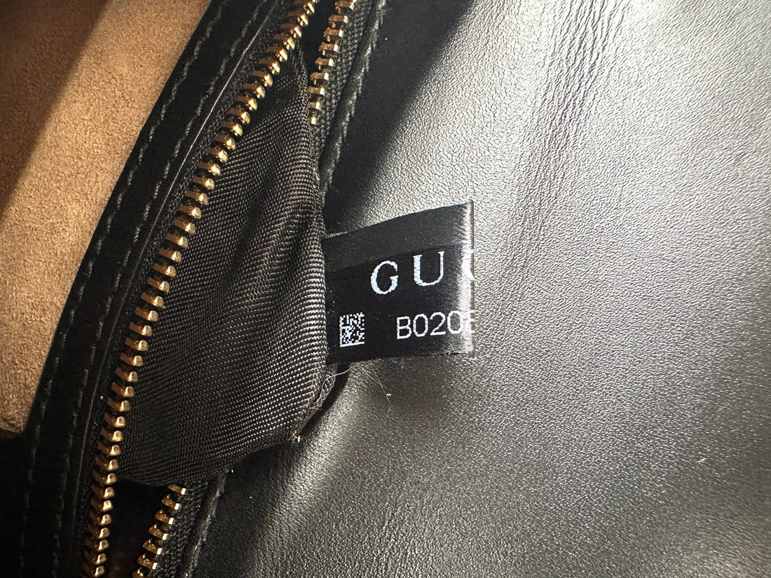Gucci Sylvie Black Leather Shoulder Bag GG1119