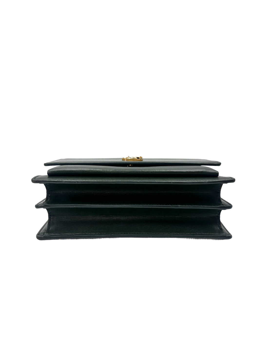 Saint Laurent Sunset Green Leather Shoulder Bag SL244