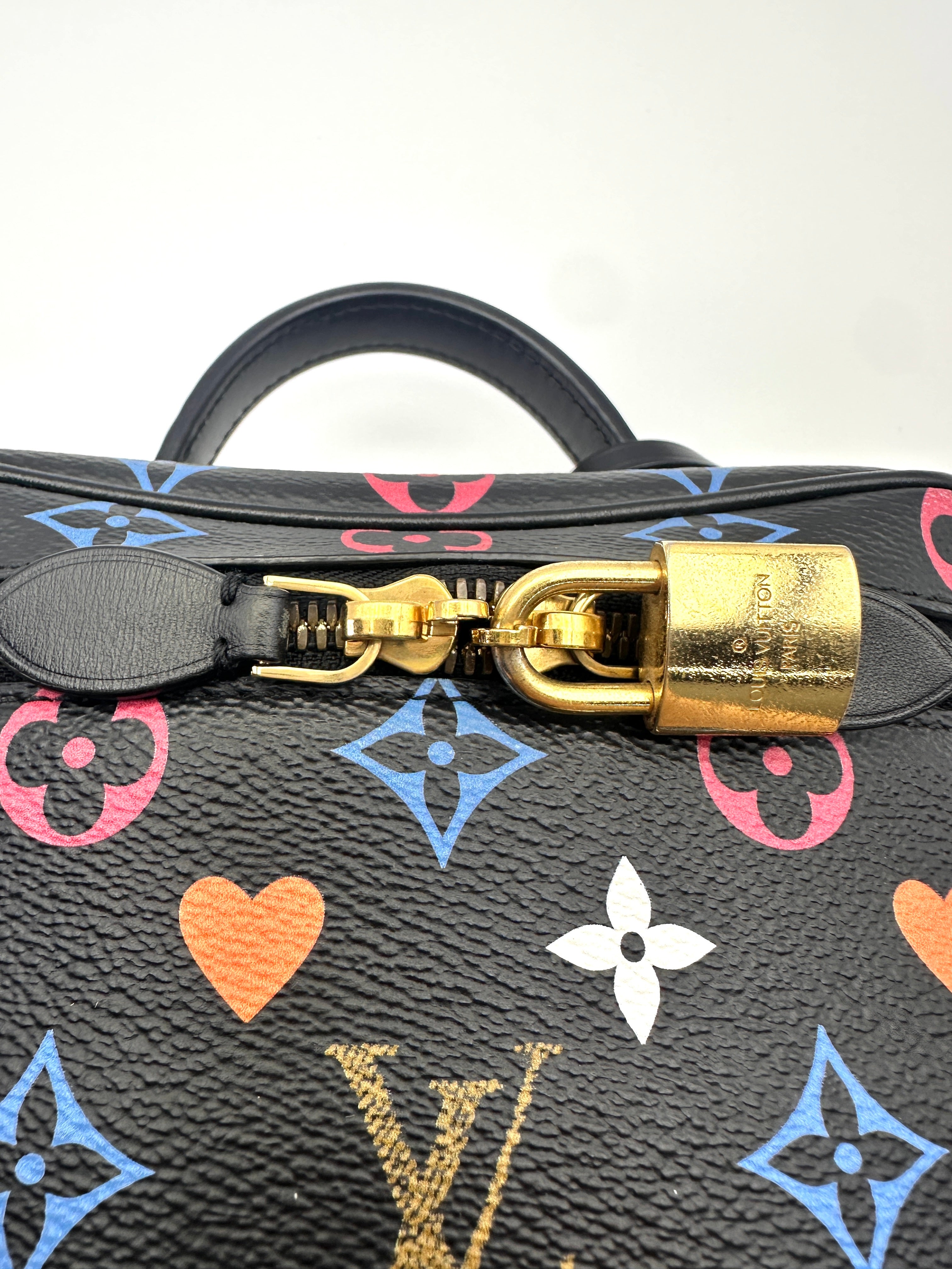 Louis Vuitton Game On Vanity PM Multicolor Leather Handle Bag LV2854