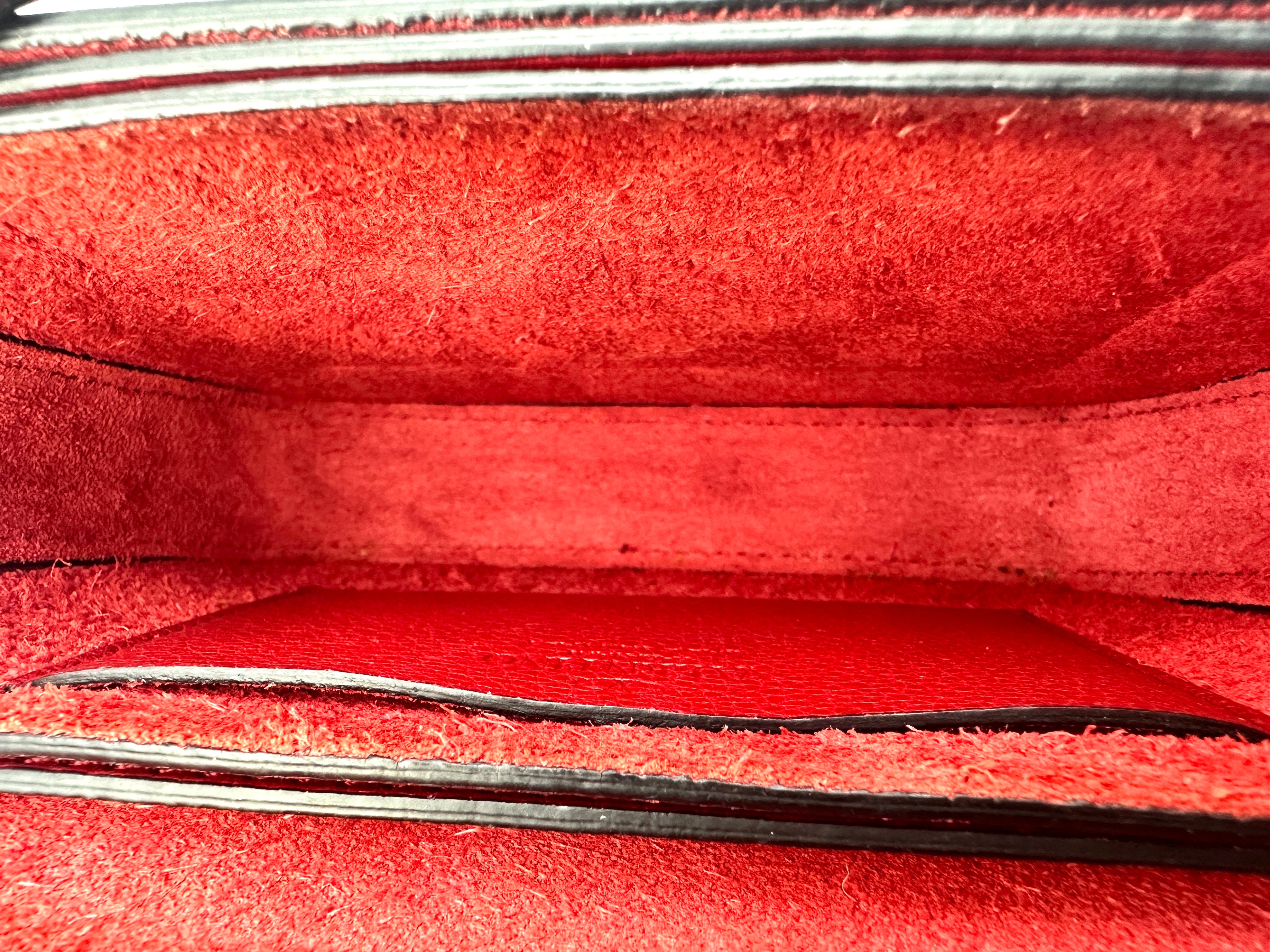 Valentino Garavani Rockstud Red Leather Flap Bag VT29
