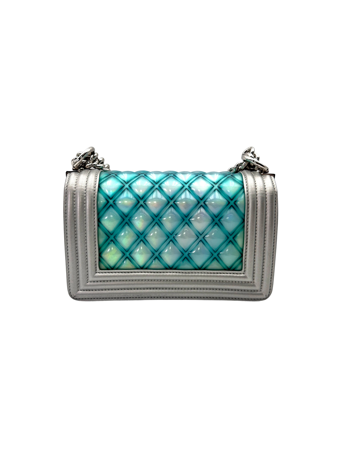 Chanel LeBoy Iridescent Quilted Leather Small Size Flap Bag(25***58) CC2035