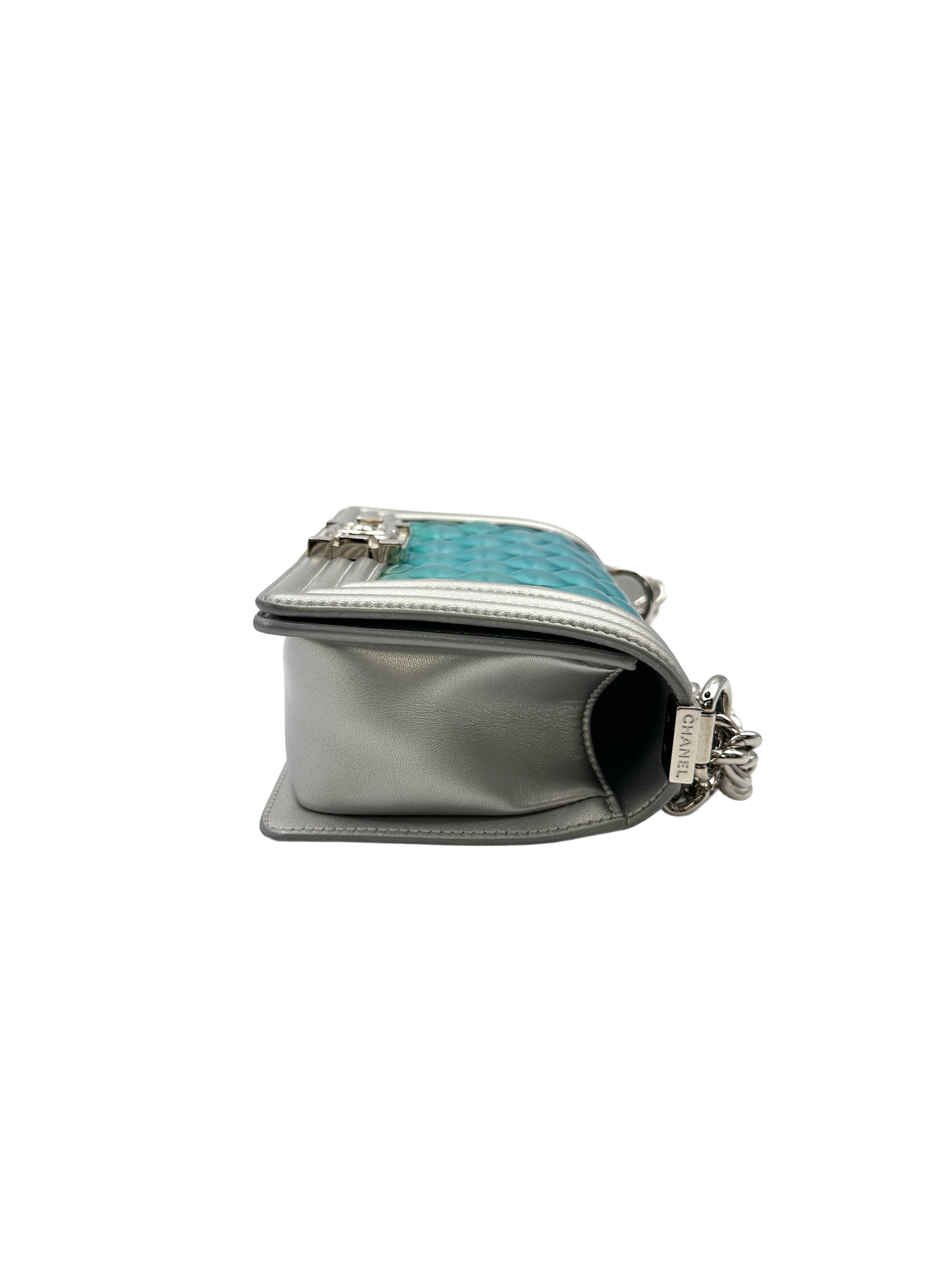 Chanel LeBoy Iridescent Quilted Leather Small Size Flap Bag(25***58) CC2035