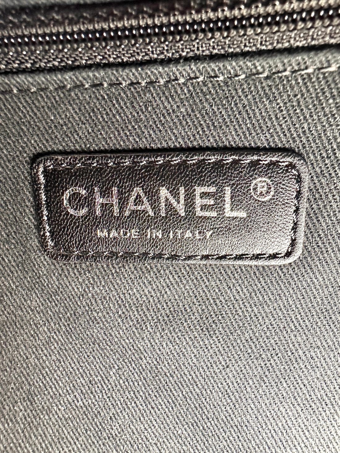 Chanel Deauville Grey Canvas Handle Bag(16***38) CC2038