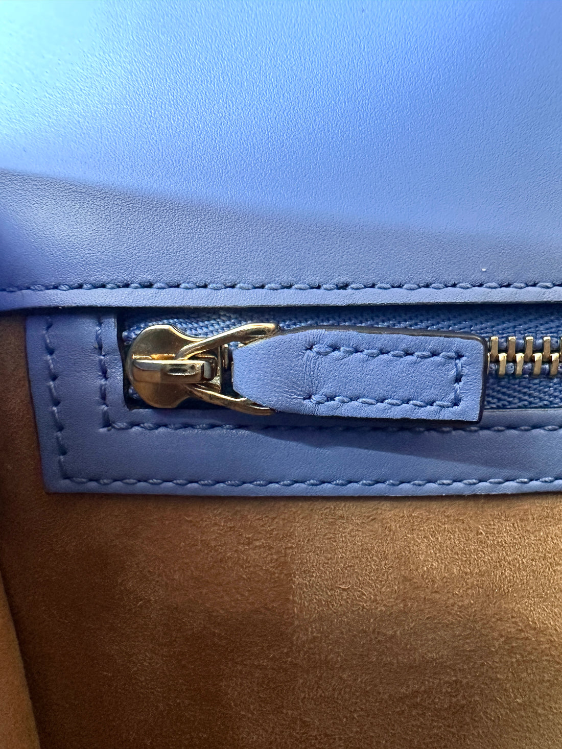 Gucci Sylvie Blue Leather Medium Size Shoulder Bag GG1120