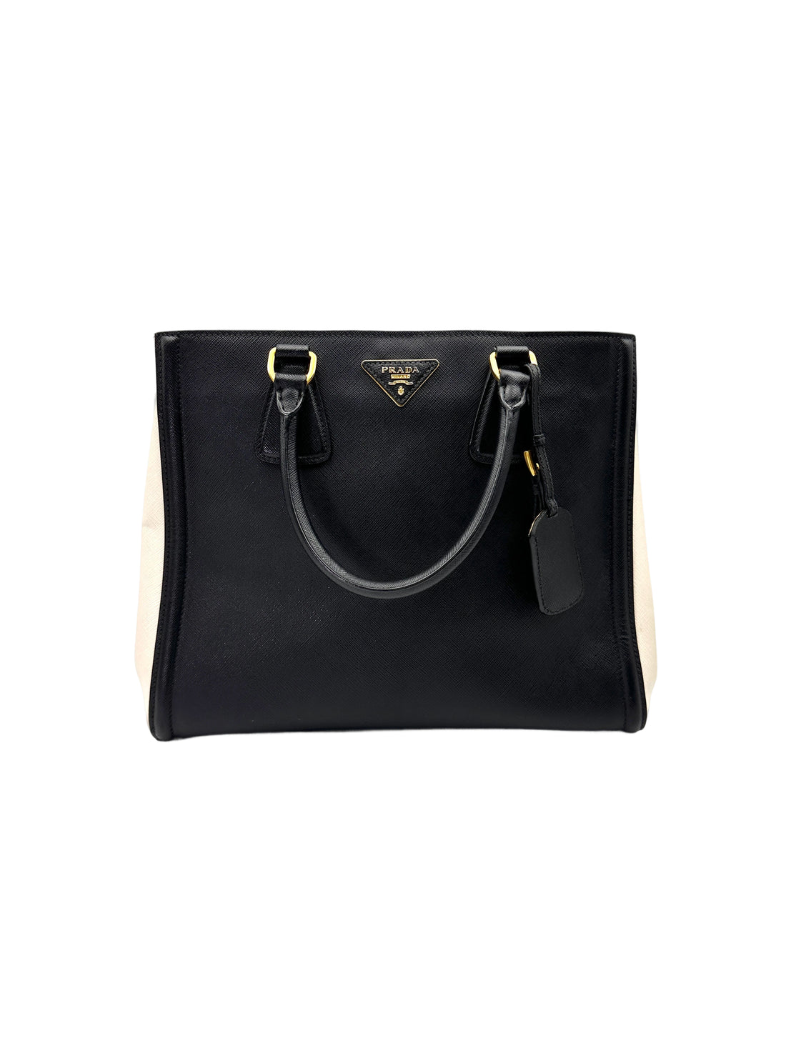 Prada Galleria Blue Saffiano Leather Handle Bag PR391