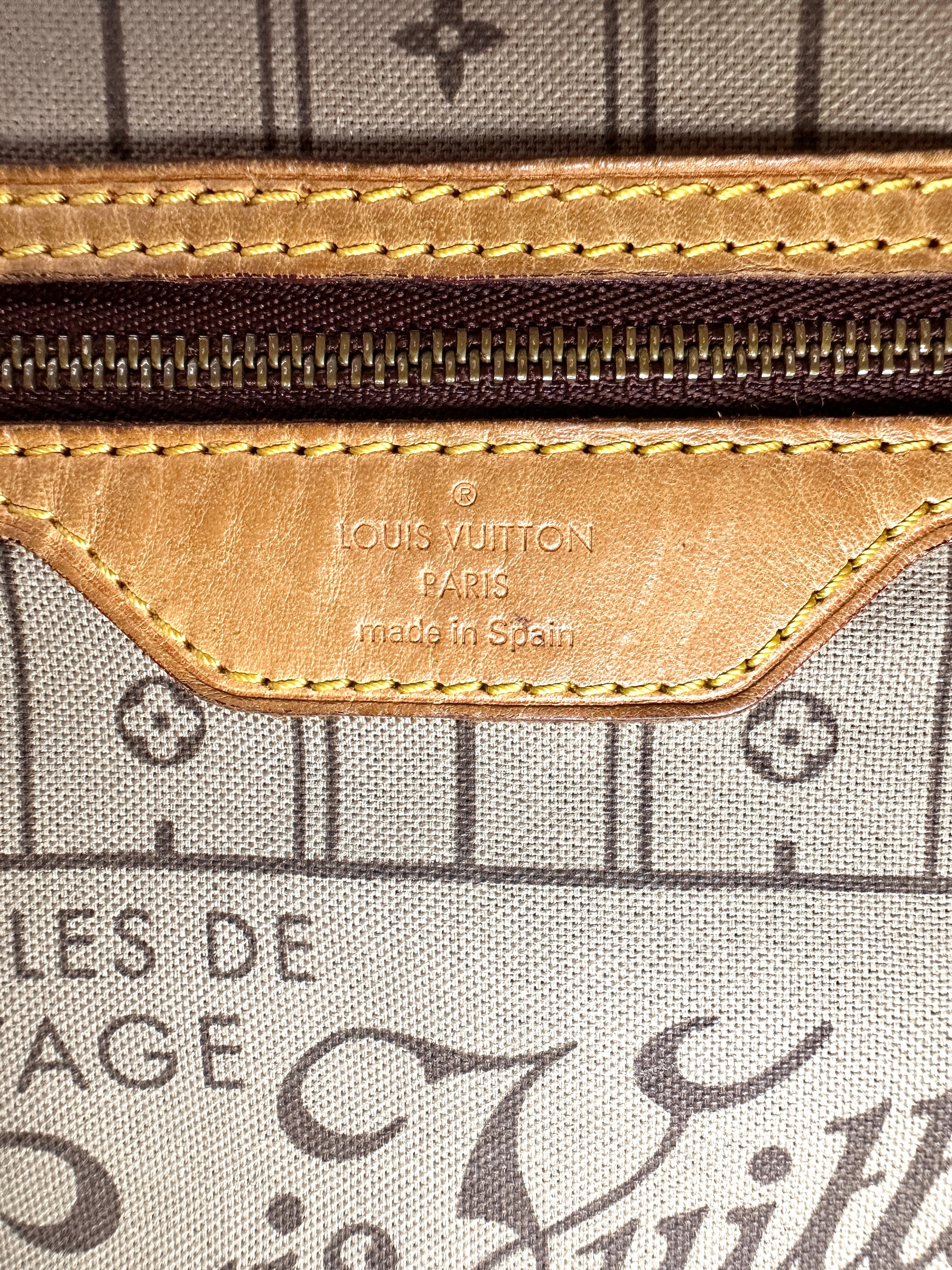 Louis Vuitton Neverfull MM Monogram Canvas Handle Bag LV2858
