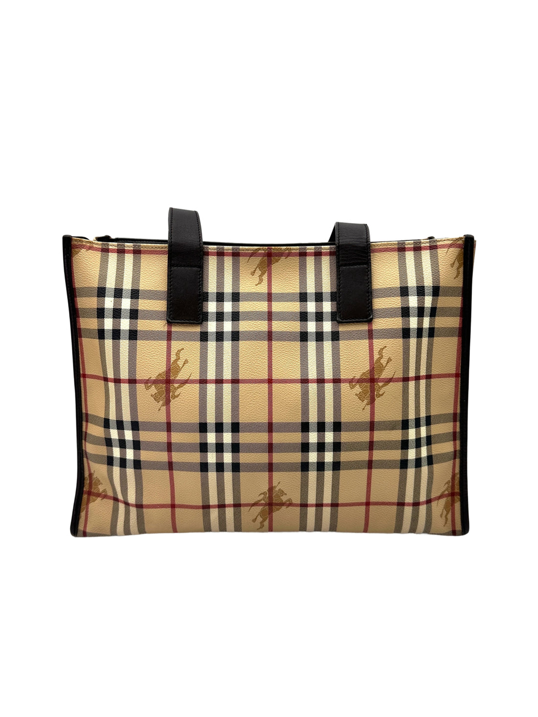 Burberry Classic Nova Check Canvas Handle Bag BR63