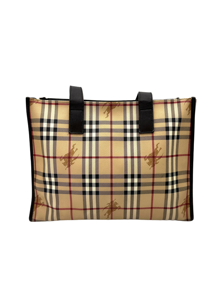 Burberry Classic Nova Check Canvas Handle Bag BR63
