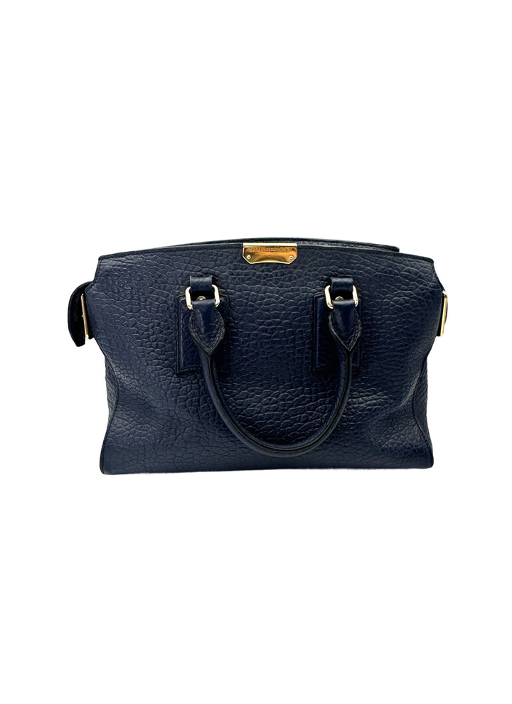 Burberry Clifton Black Leather Handle Bag BR64