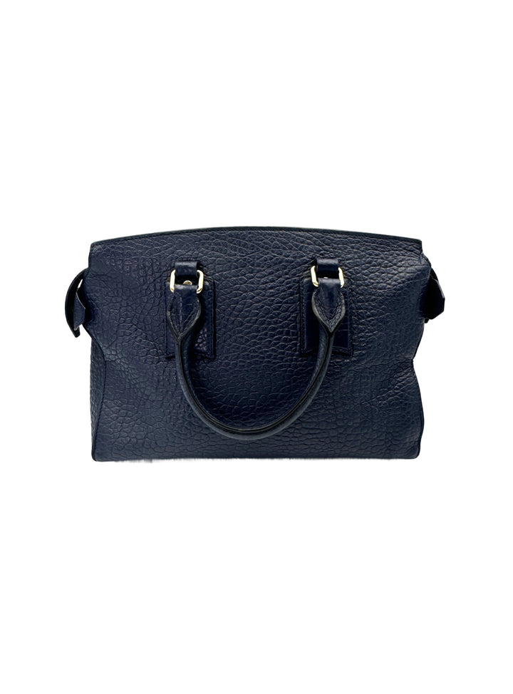 Burberry Clifton Black Leather Handle Bag BR64