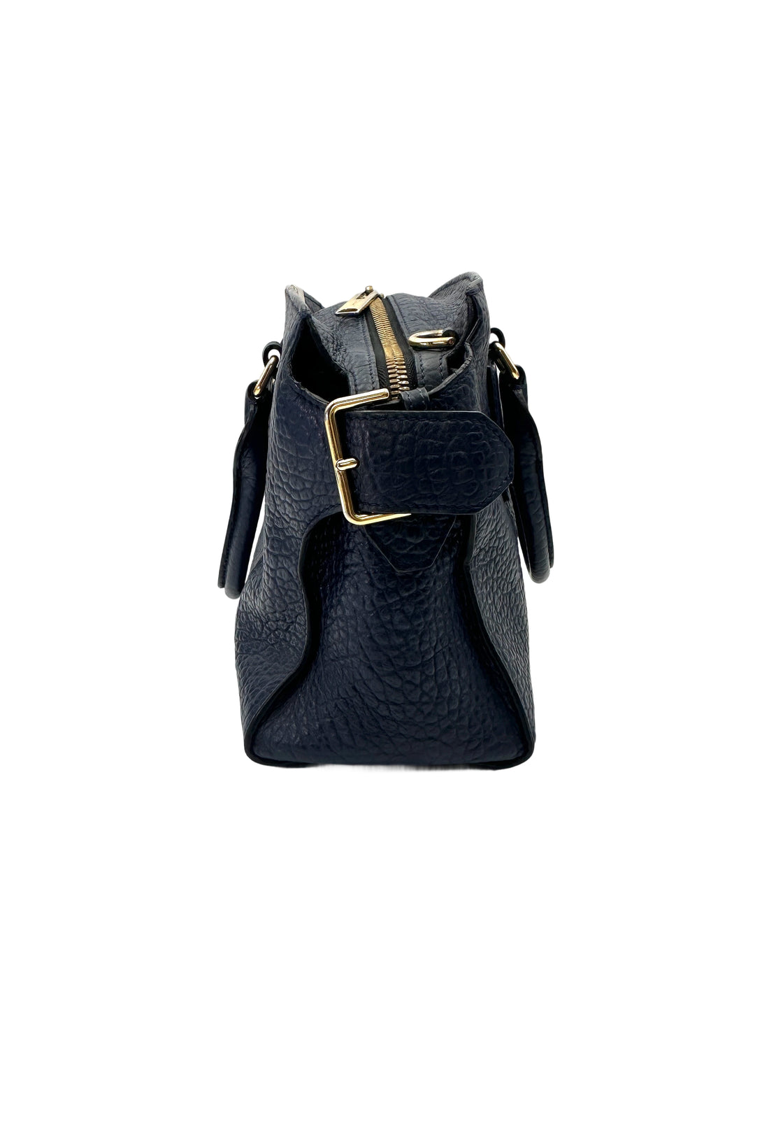 Burberry Clifton Black Leather Handle Bag BR64