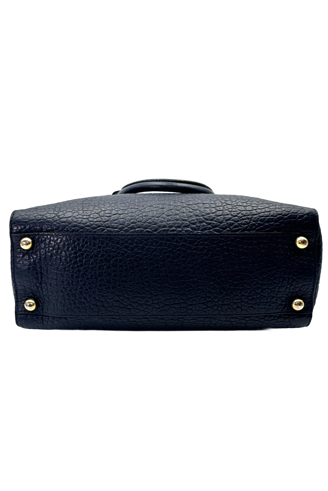Burberry Clifton Black Leather Handle Bag BR64