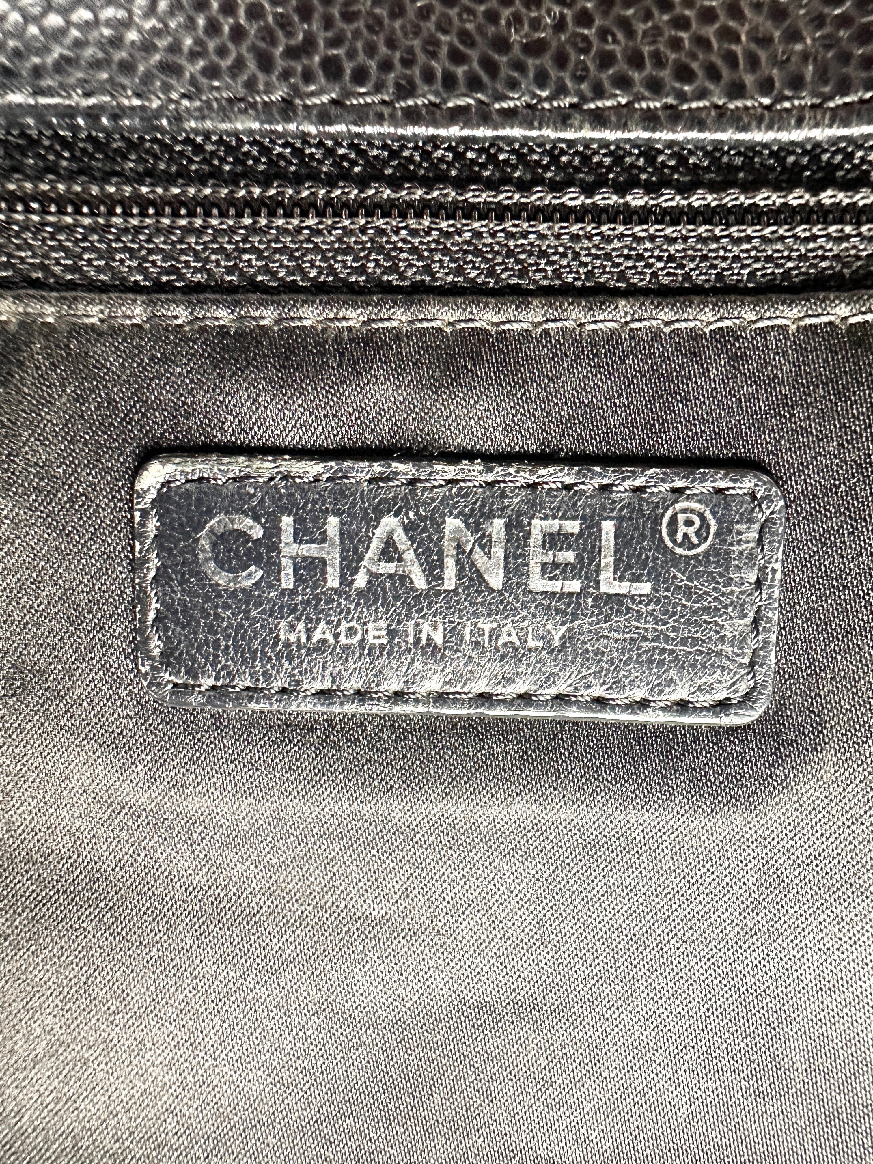 Chanel GST Black Quilted Leather Tote Handle Bag(16***86) CC2040