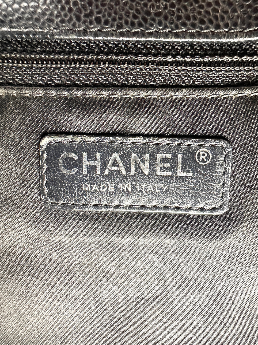 Chanel GST Black Quilted Leather Tote Handle Bag(16***86) CC2040