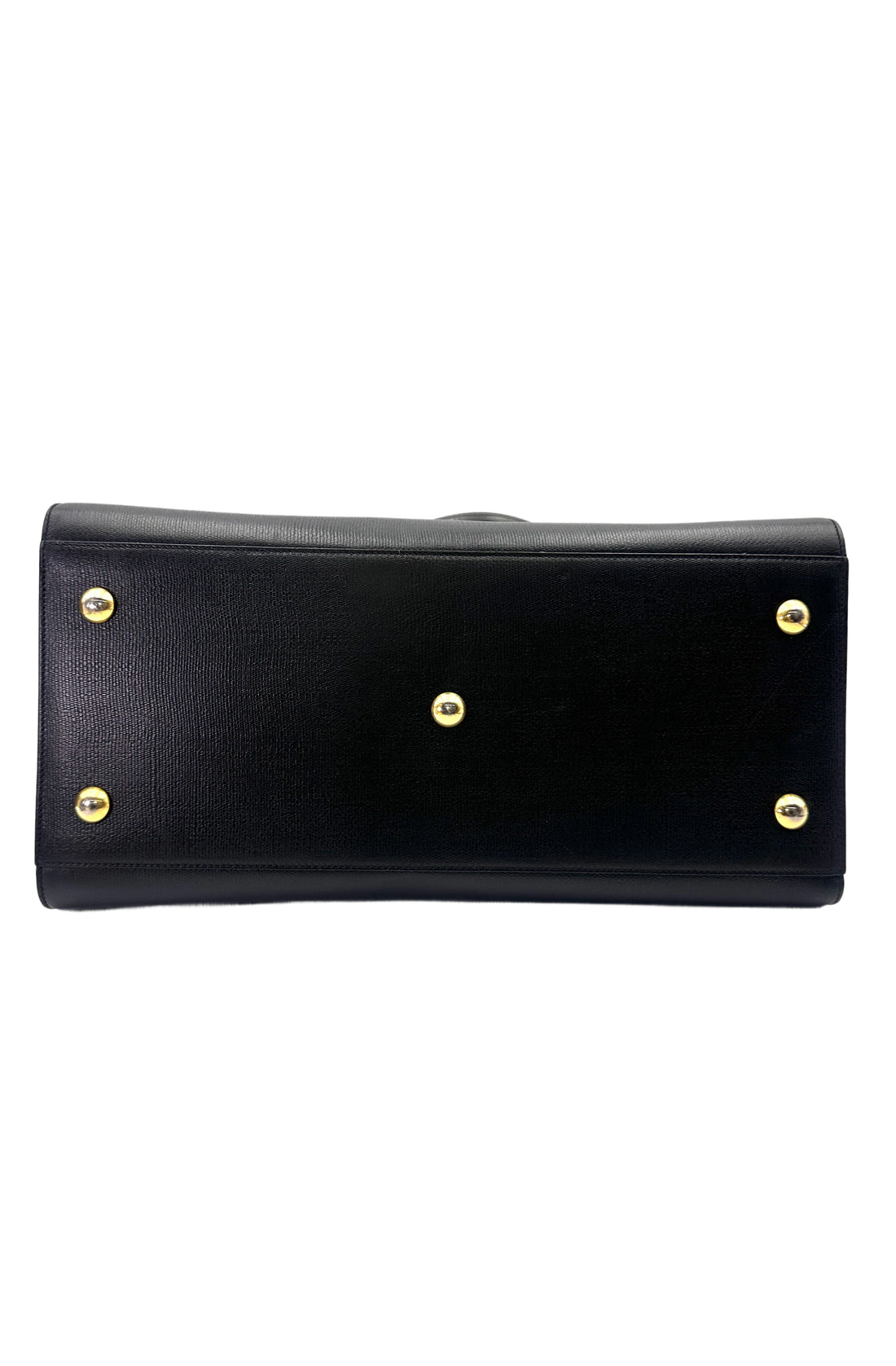 Saint Laurent Cabas Y Black Leather Handle Bag SL242