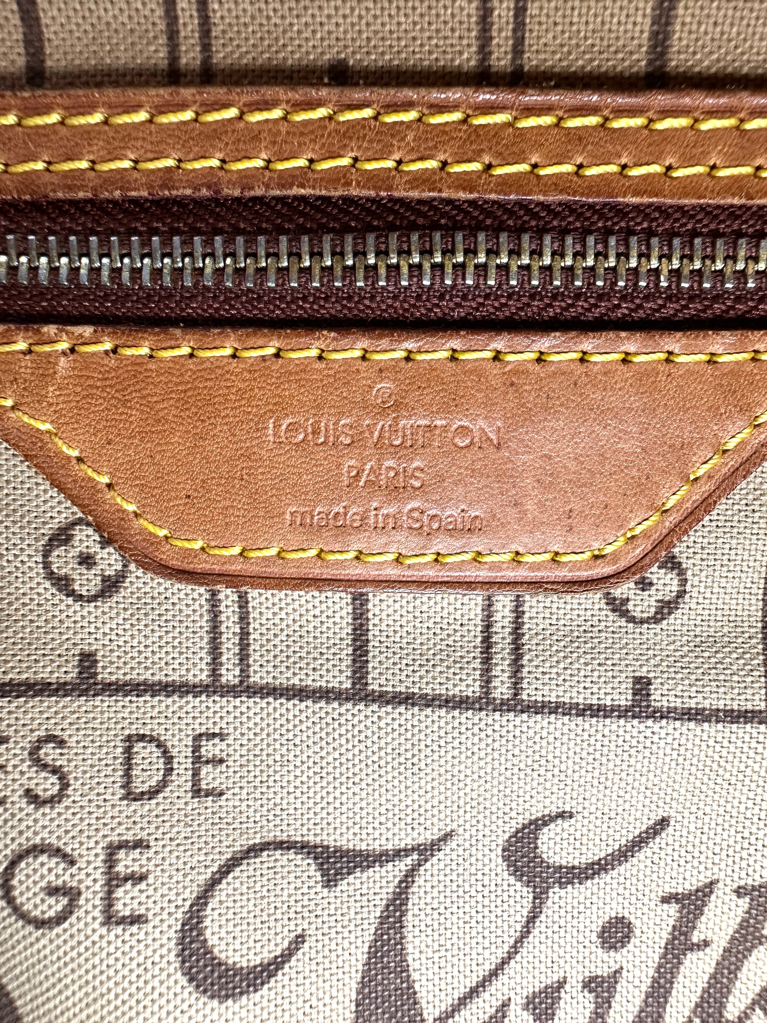 Louis Vuitton Neverfull MM Monogram Canvas Handle Bag LV2860