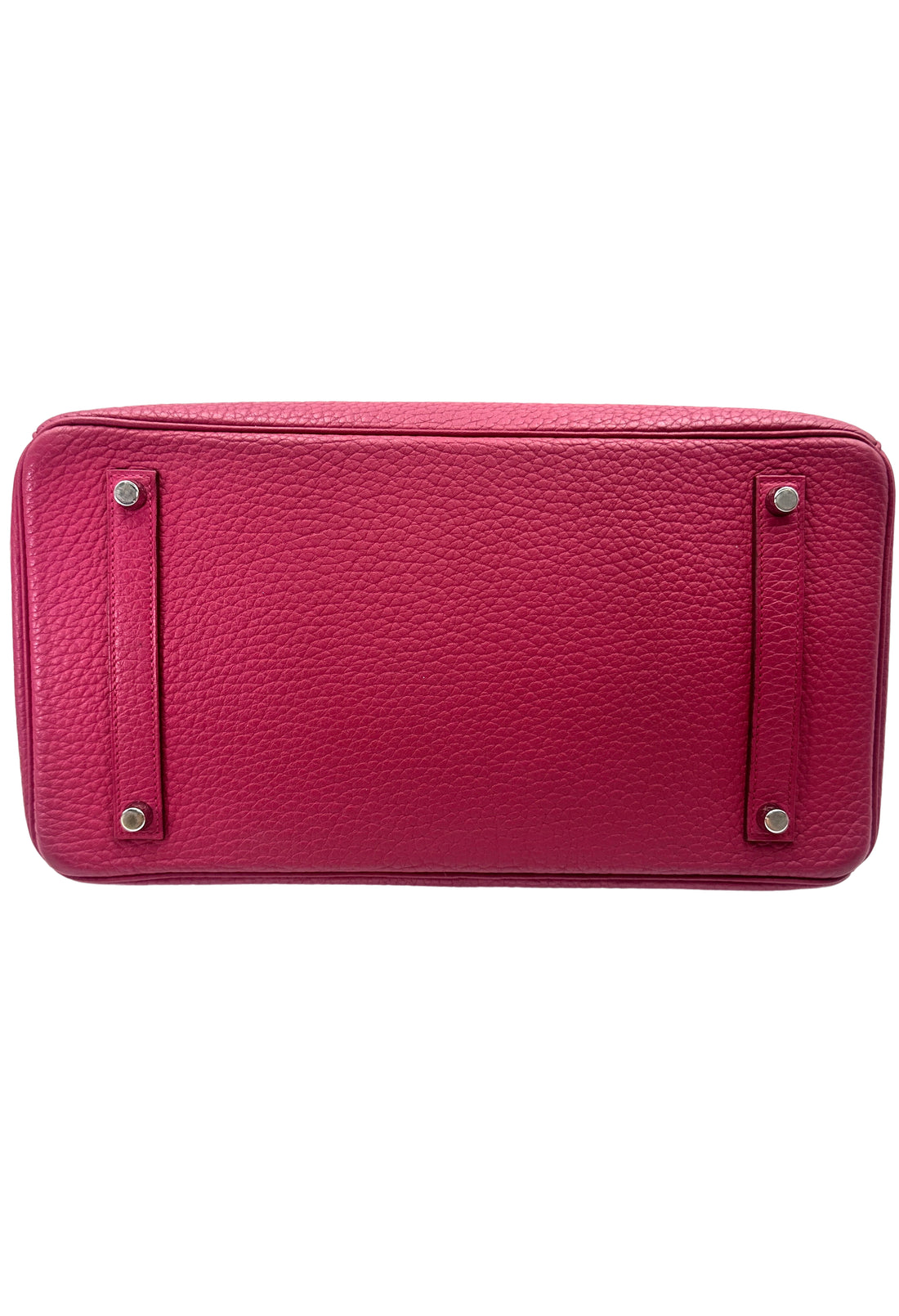 Hermes Birkin35 Pink Leather Top Handle Bag HR130