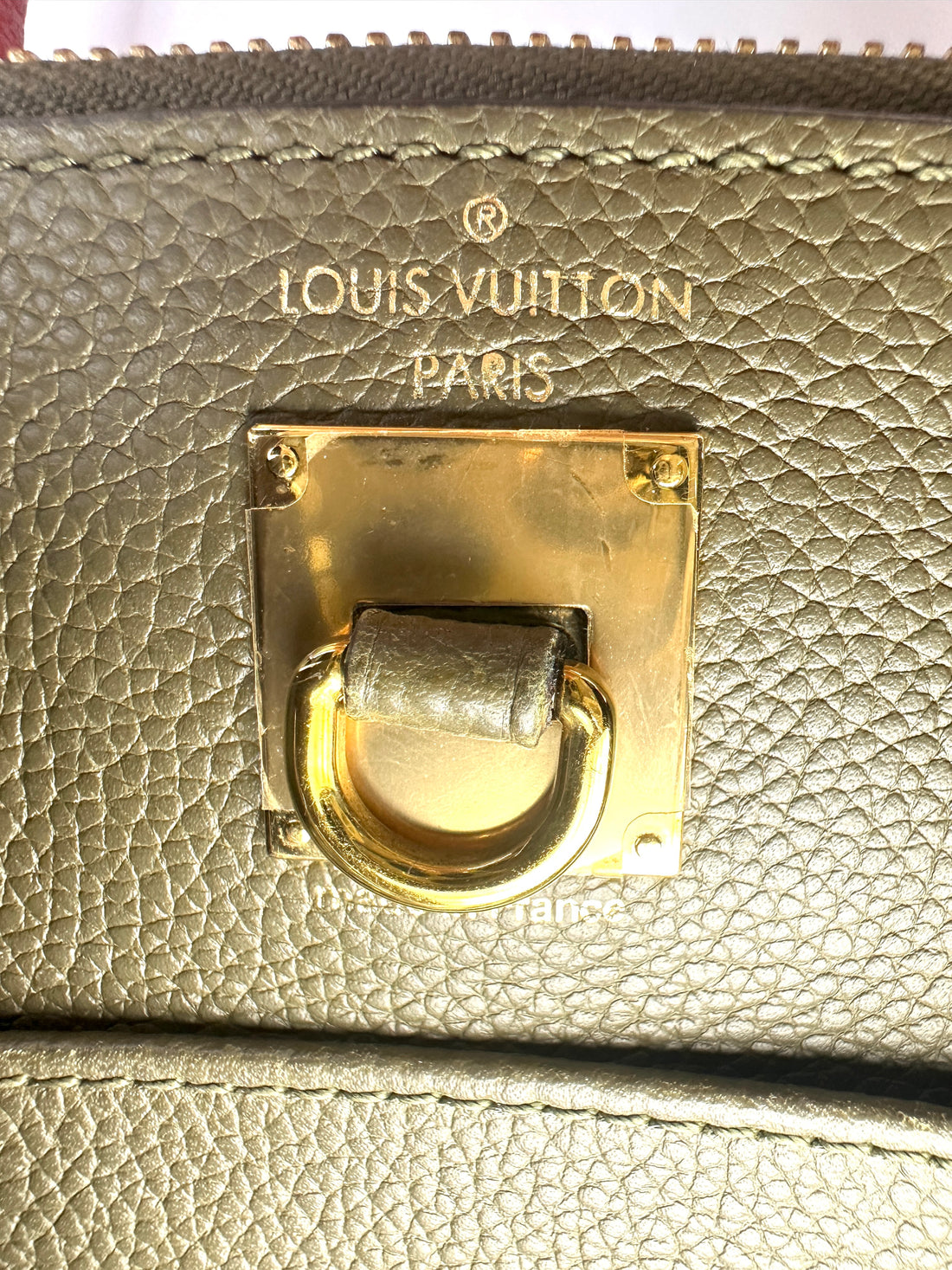 Louis Vuitton City Steamer Multicolor Grained Leather Handle Bag LV2852