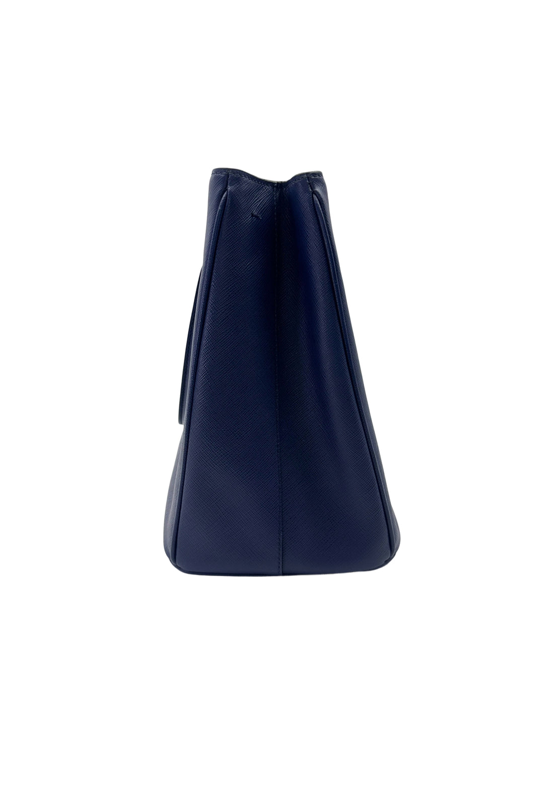 Prada Galleria Blue Saffiano Leather Handle Bag PR396