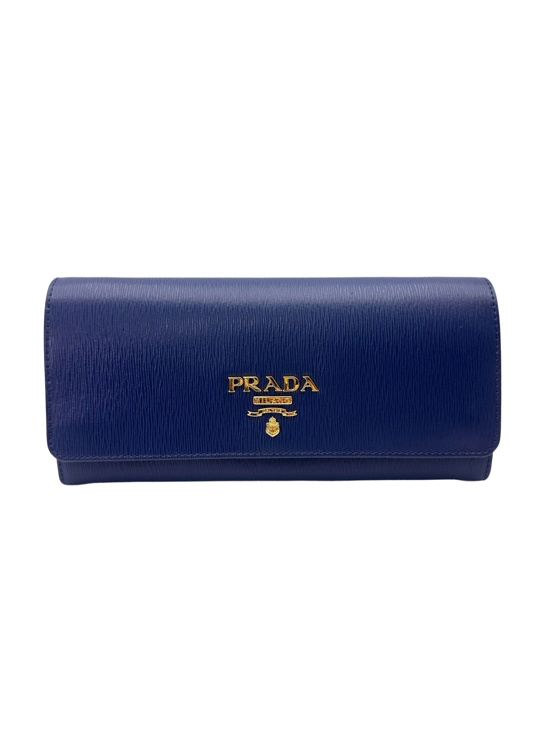 Prada Blue Epi Leather Wallet On Chain PR398