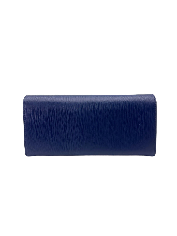 Prada Blue Epi Leather Wallet On Chain PR398