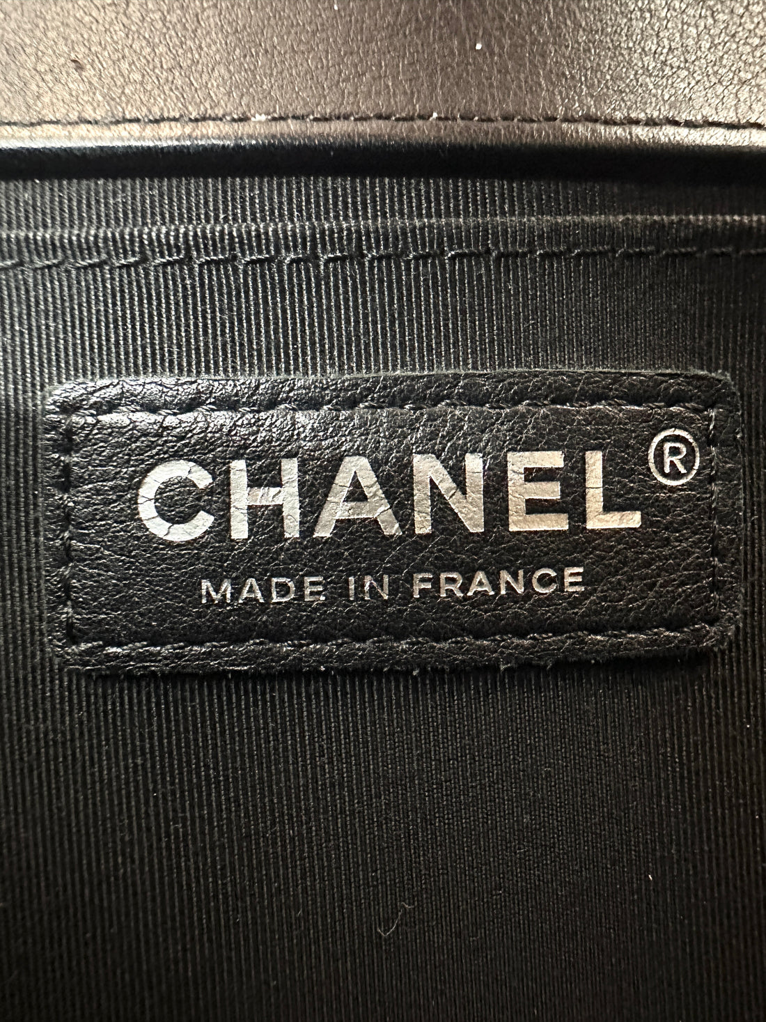 Chanel LeBoy Black Chevron Quilted Leather Medium Size Flap Bag With Silver Buckle(22***62) CC2036