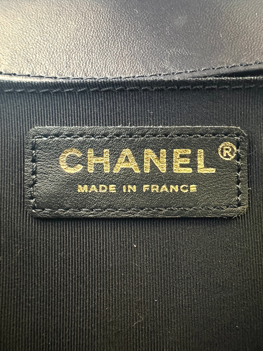 Chanel LeBoy Navy Quilted Calfskin Medium Size Flap Bag With Gold Hardware(22***57) CC2033