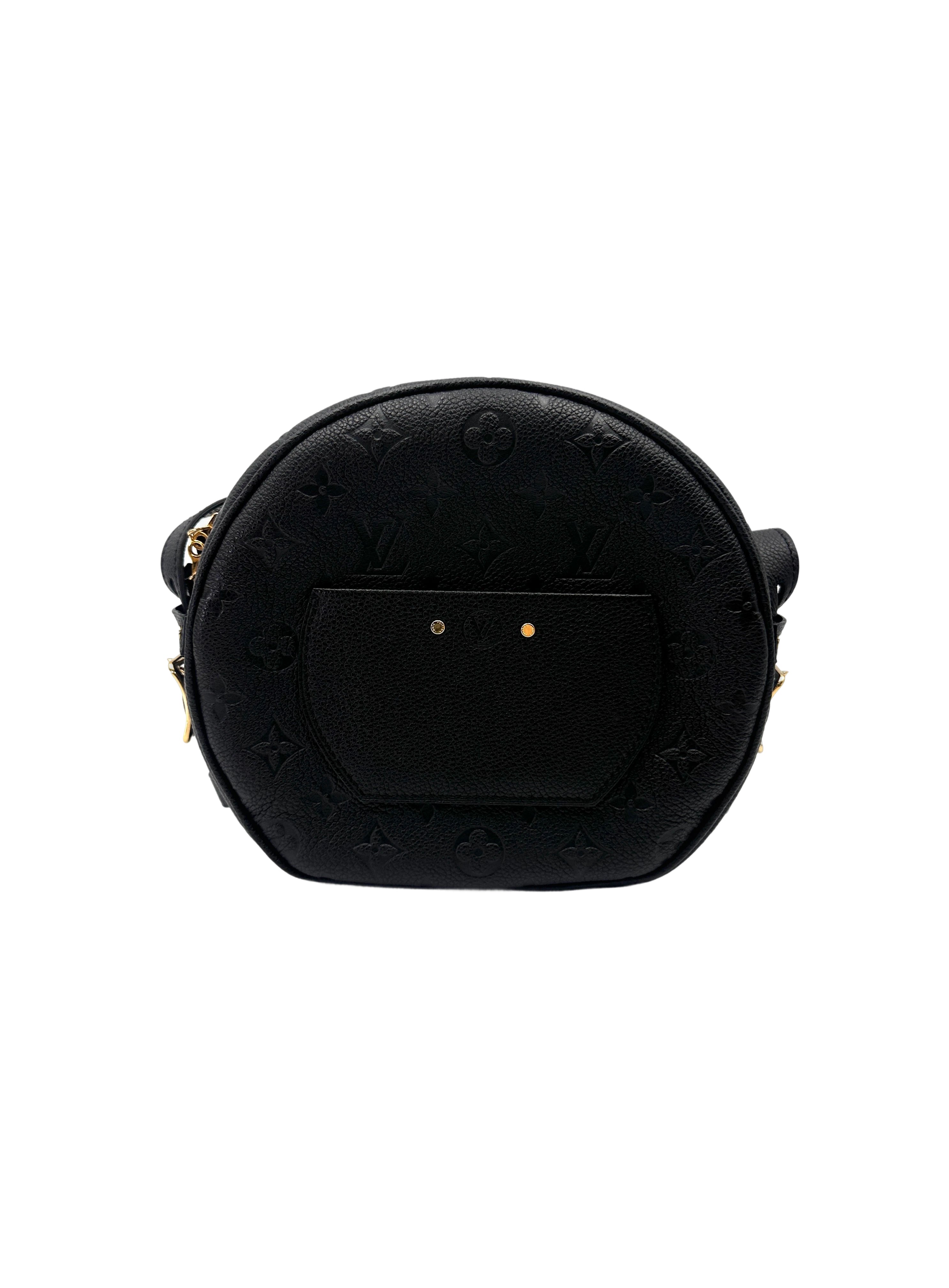 Louis Vuitton Black Monogram Canvas Boite Chapeau Bag LV2851