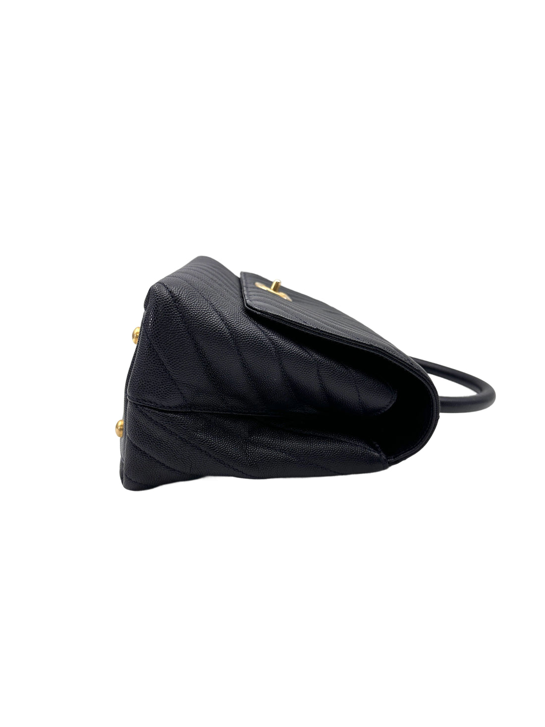 Chanel CoCo Handle Navy Quilted Calfskin Medium Size Shoulder Bag(26***66) CC2041