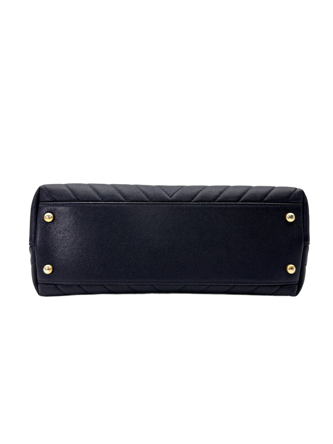 Chanel CoCo Handle Navy Quilted Calfskin Medium Size Shoulder Bag(26***66) CC2041