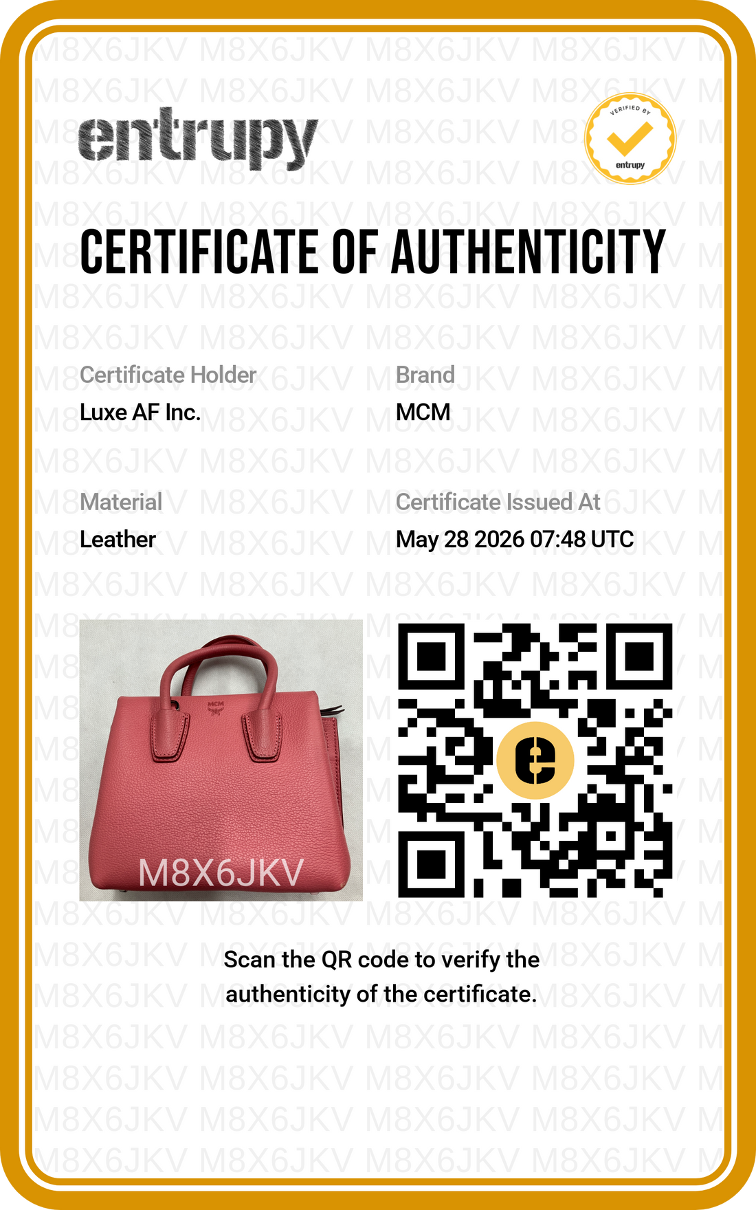 MCM Milla Pink Leather Handle Bag MCM38
