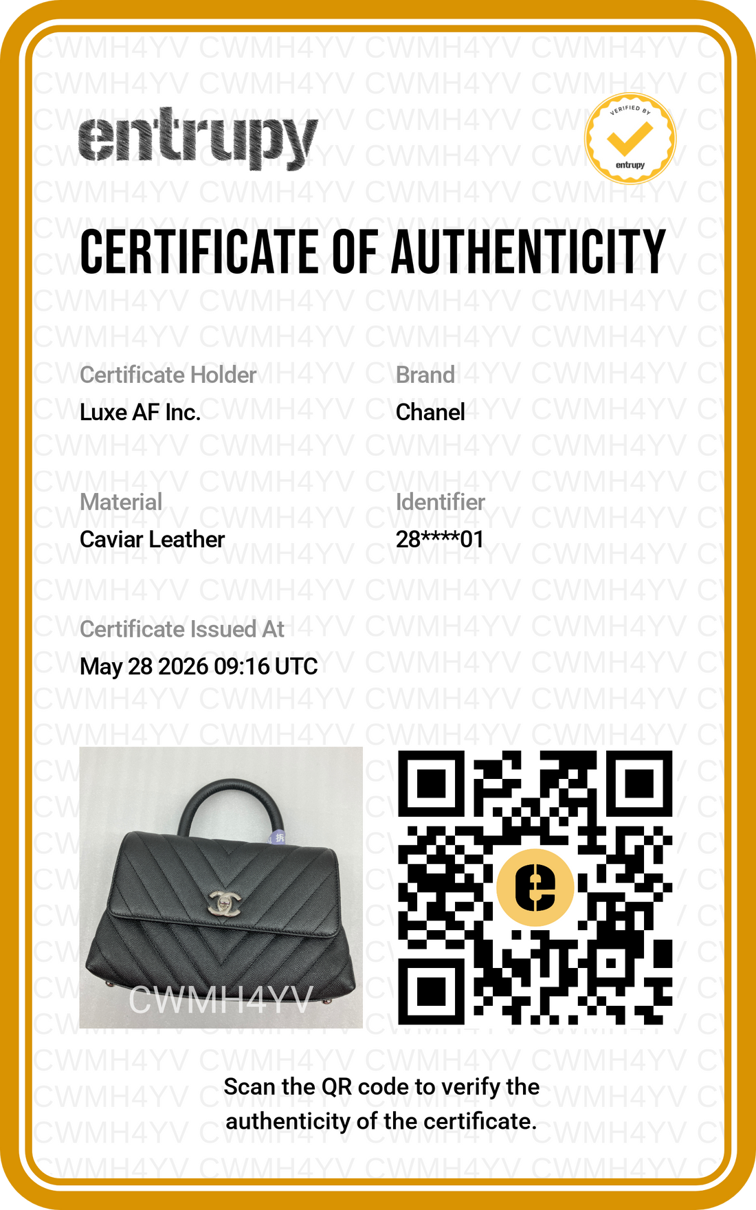 Chanel CoCo Handle Black Chevron Quilted Leather Small Size Shoulder Bag(28***01) IRIS233