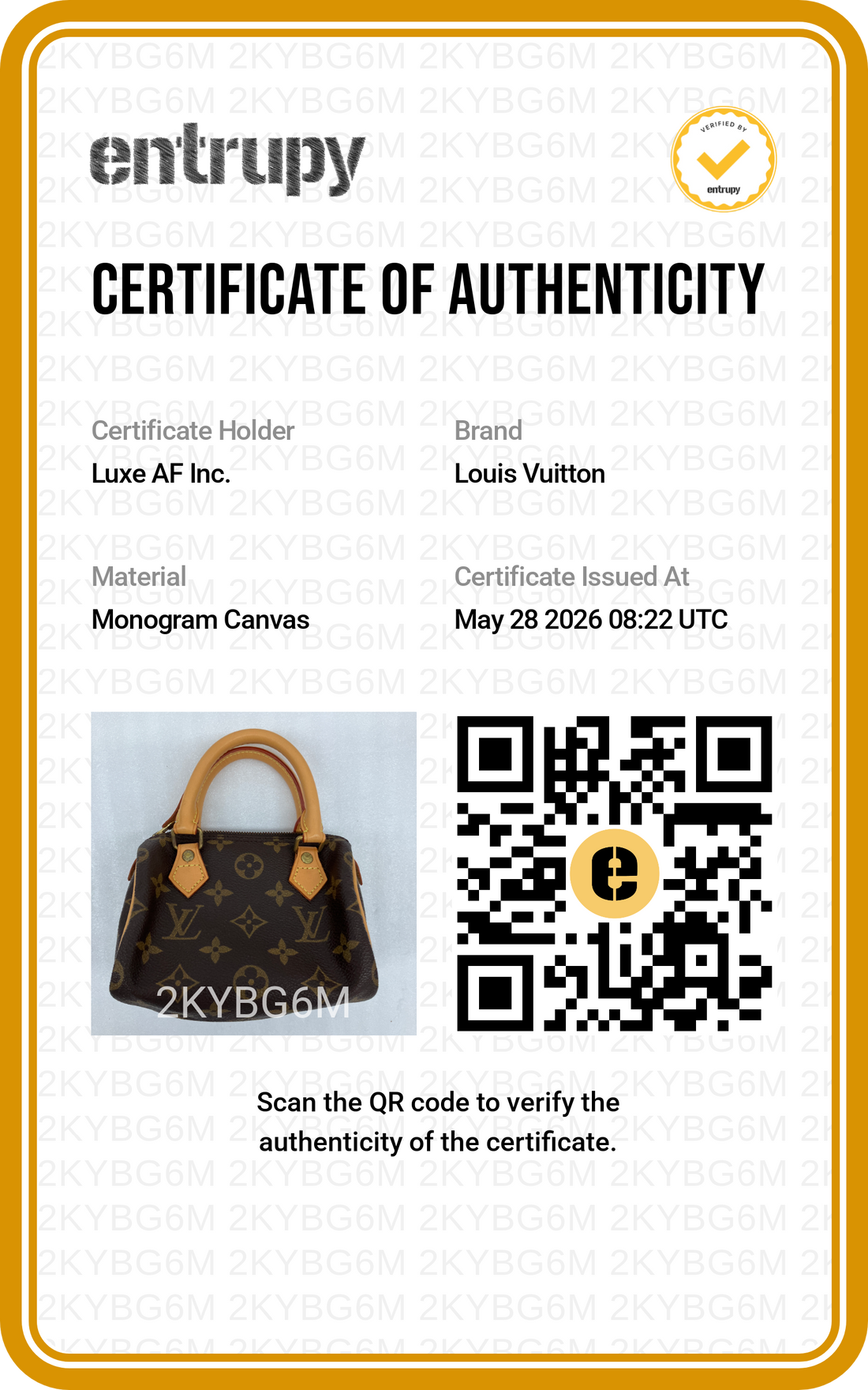 Louis Vuitton Speedy Monogram Canvas Mini Handle Bag LV2888