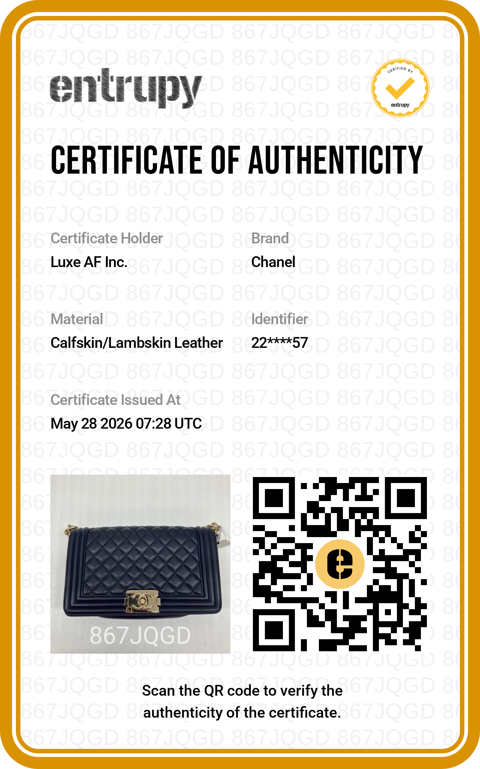 Chanel LeBoy Navy Quilted Calfskin Medium Size Flap Bag With Gold Hardware(22***57) CC2033