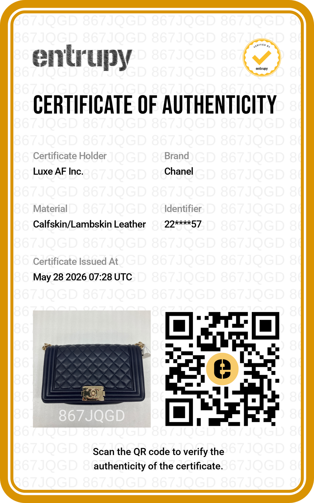 Chanel LeBoy Navy Quilted Calfskin Medium Size Flap Bag With Gold Hardware(22***57) CC2033
