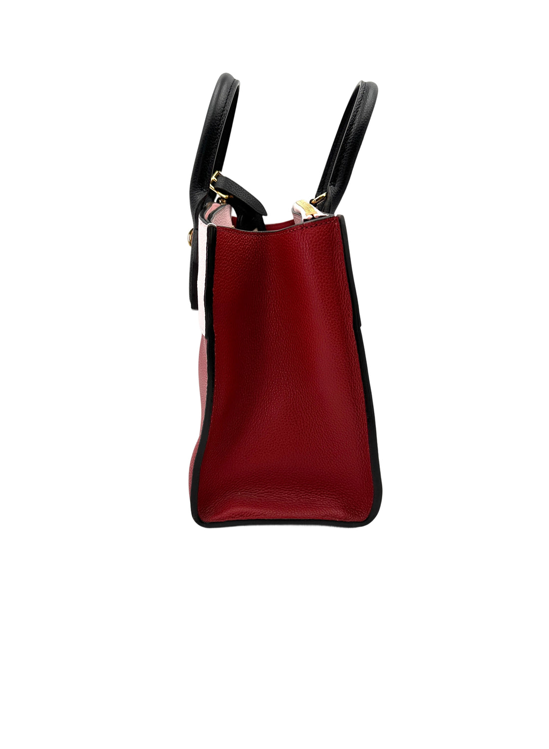 Louis Vuitton City Steamer PM Red/Pink Grained Leather Handle Bag LV2862