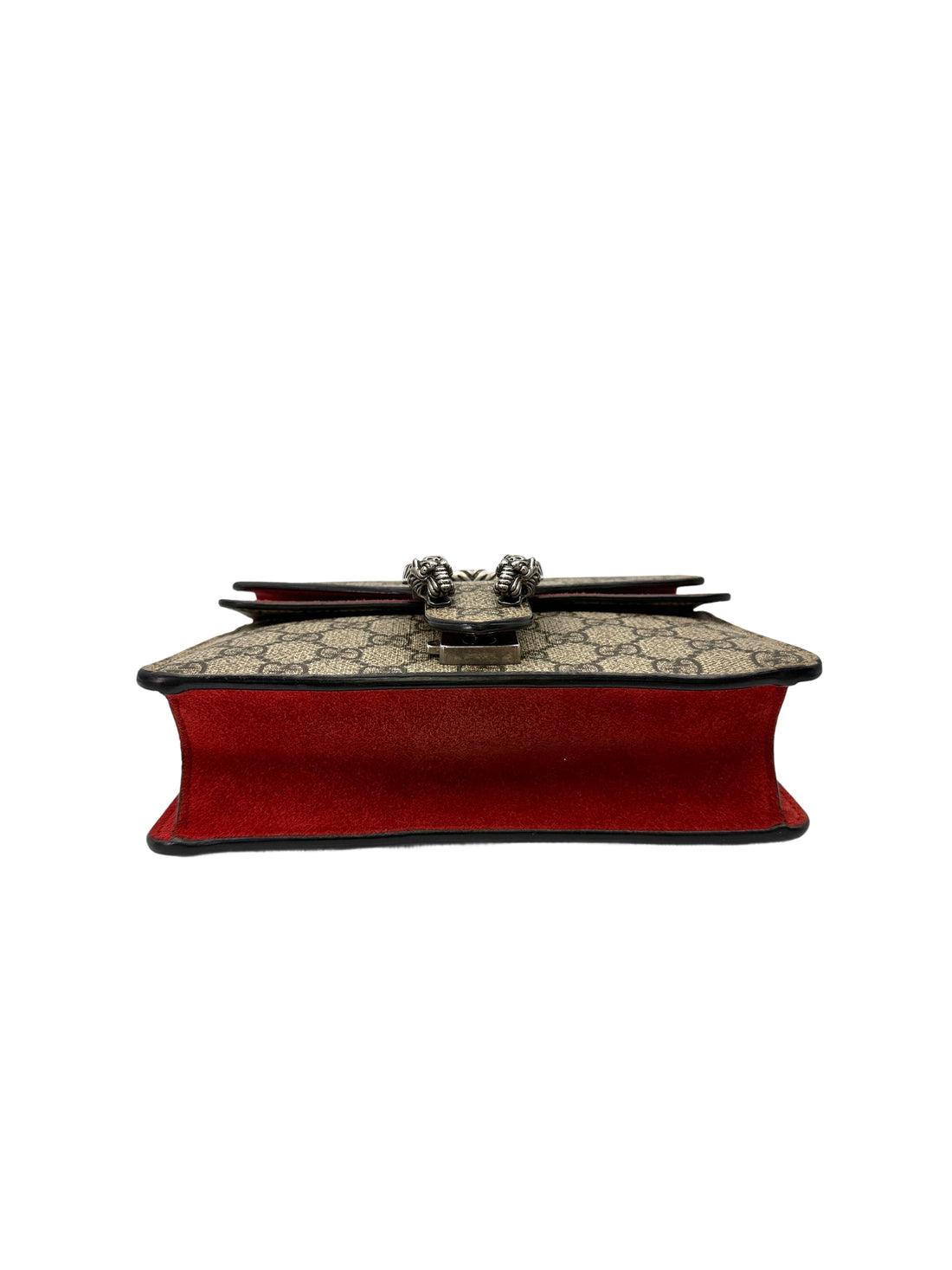 Gucci Dionysus GG Supreme Canvas Small Size Shoulder Bag With Red Tirm GG1124