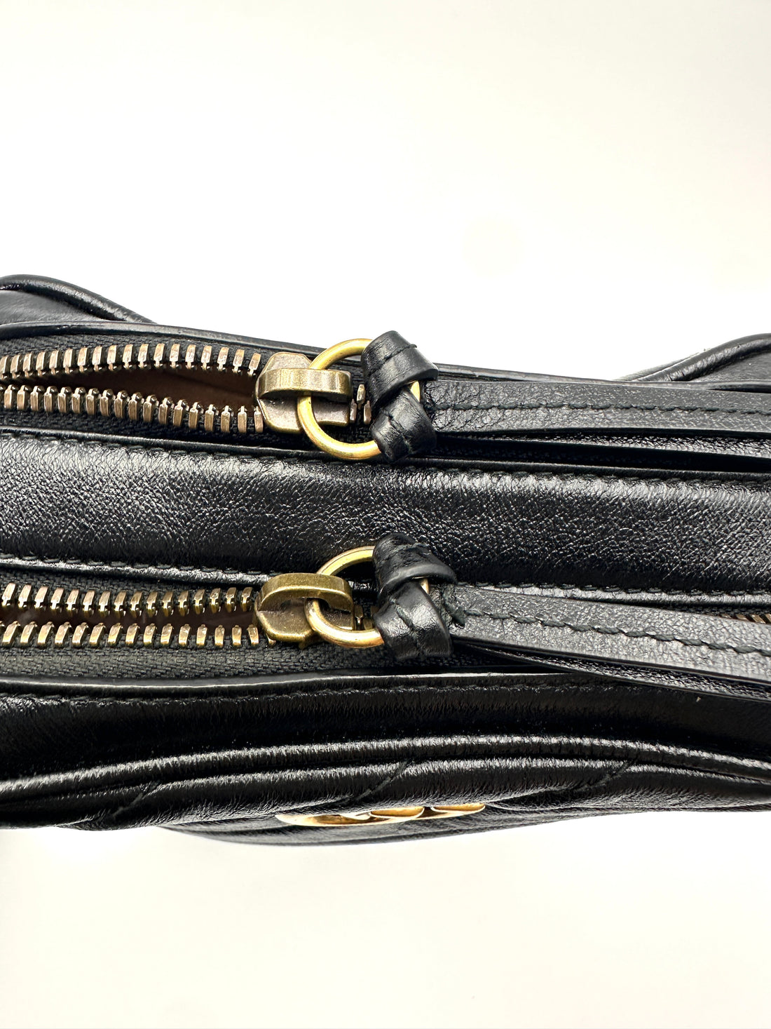 Gucci GG Marmont Black Quilted Leather Chain Bag GG1123