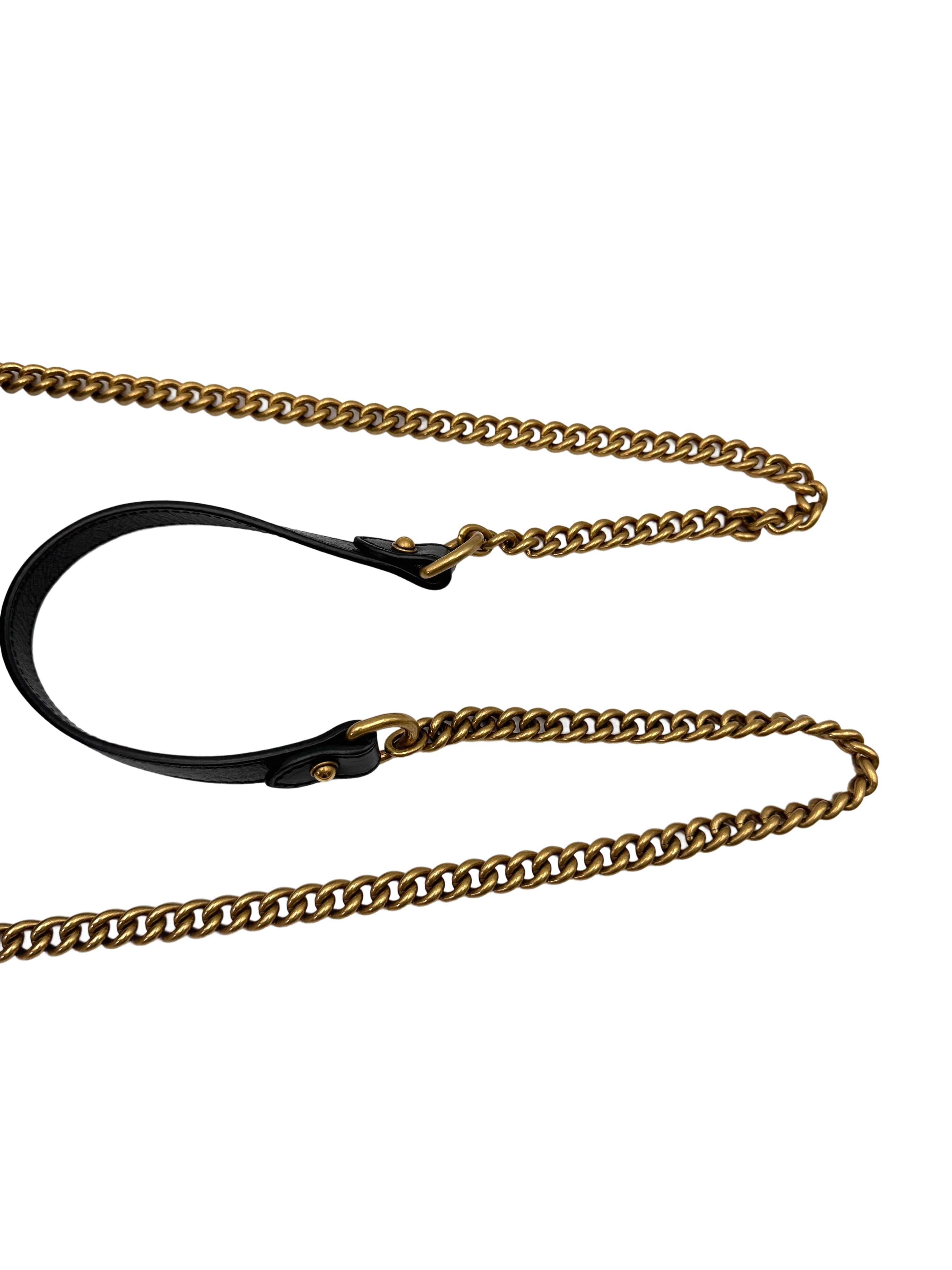 Gucci GG Marmont Black Quilted Leather Chain Bag GG1123
